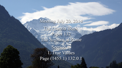 Paper 132 The Sojourn at Rome