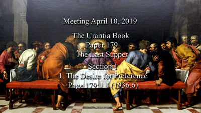 Paper 179 - The Last Supper 
 