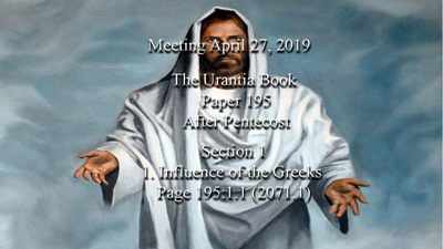 Paper 195 - After Pentecost